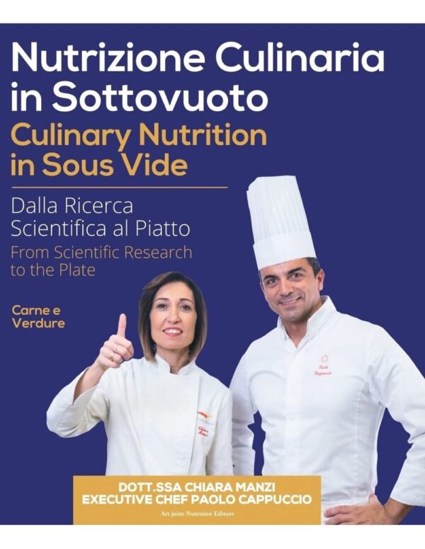 copertina libro nutrizione culinaria in sottovuoto chef paolo cappuccio